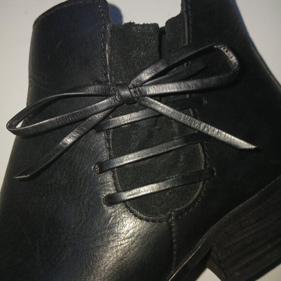 Born Børn Leather Ankle Boots Booties Warm Lining Zipper Size 8M Handcrafted - Picture 13 of 14